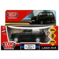 Технопарк Игрушка   Машина. Lada 4х4/12 см, металл, инерционная LADA4X4-BK Китай