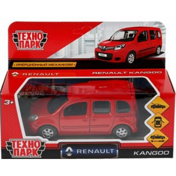 Технопарк Игрушка   Машина. Renault Kangoo/12 см,металл,инерц,откр.двери KANGOO-RD Китай