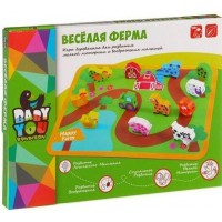 BONDIBON Игрушка  BabyYou Веселая Ферма. Бусины для нанизывания/дерев ВВ1109-1;TKB510 Китай