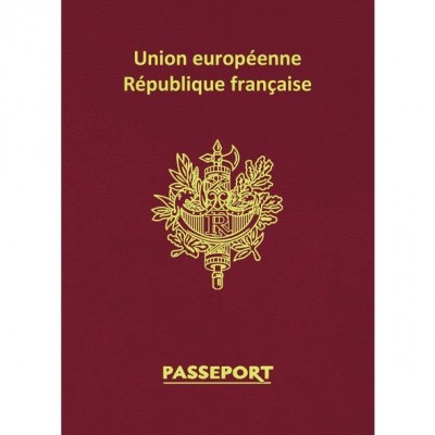 Книжка записная 16л А6 Premium.Паспорт Франция б/лин.22491 16ЗК6лофА_22491 Хатбер 3D фольга 20/320