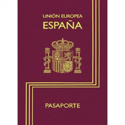 Книжка записная 16л А6 Premium.Паспорт Испания б/лин.22493 16ЗК6лофА_22493 Хатбер 3D фольга 20/320