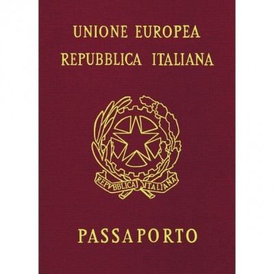 Книжка записная 16л А6 Premium.Паспорт Италия б/лин.22494 16ЗК6лофА_22494 Хатбер 3D фольга 20/320