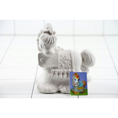 Фигурка гипсовая Лошадка с письмом 164