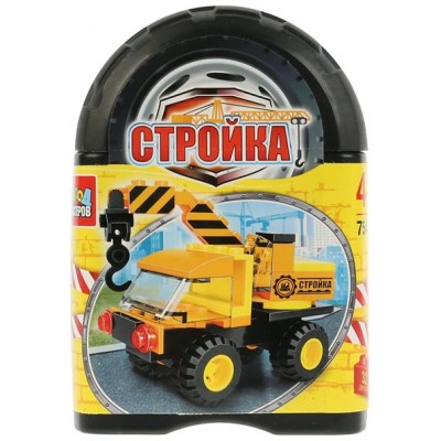 ГородМастеров Игрушка   Конструктор. Стройка. Кран/32 дет 7541-BL Китай