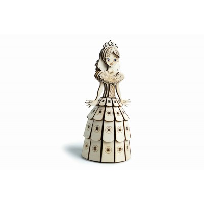 Сборная модель деревянная Принцесса 79 деталей СК-1 НФ-00000182 Lemmo