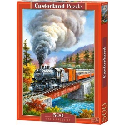 Castor Land Пазл 500  Железная дорога B-53216 Польша