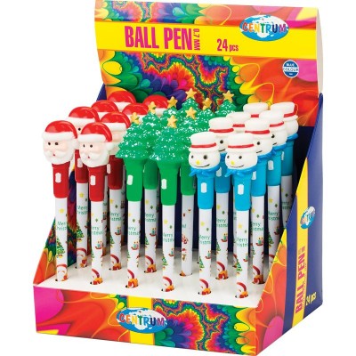 Ручка шариковая Christmas синяя 0,7мм НГ 81973 Centrum