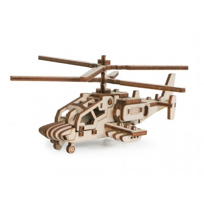 Сборная модель деревянная Вертолет Акула 42 детали 0151 НФ-00000723 Lemmo