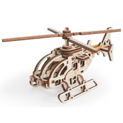 Сборная модель деревянная Вертолет Стриж 37 деталей 0150 НФ-00000722 Lemmo