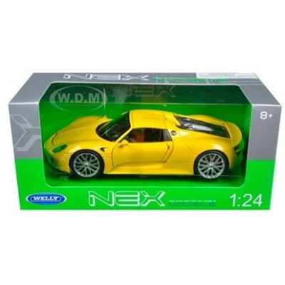 Welly Игрушка   Машина. Модель 1:24 Porsche 918 Spyder 24055 Китай