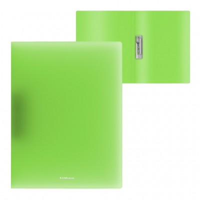 Папка с боковым зажимом А4 Neon зеленая 46993 ErichKrause