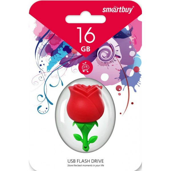 Флэш-карта 16GB Роза SB16GBRose Smartbuy  699075