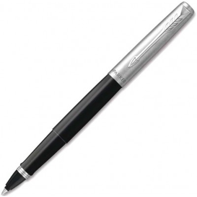 Ручка подарочная роллер Jotter Originals Black Chrome СT черная, черный корпус под. уп. 2096907 Parker  347055