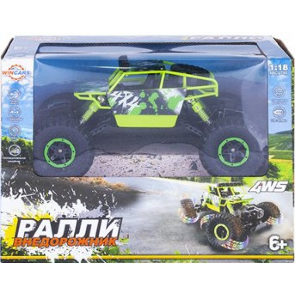 Wincars Игрушка   Машина. Ралли-внедорожник 4х4/радиоуправление,USB-зарядка ВР-2024 Китай