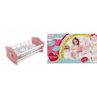 Карапуз Игрушка   Кроватка для кукол. Милый пони/52 см,дерев RB-P-W Китай