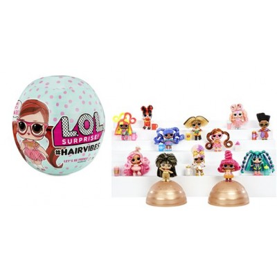MGA Игрушка   Кукла LOL/Лол в шарике. Hairvibes/с цветными волосами 564744 Китай ассортимент