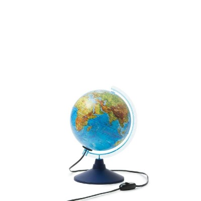 Глобус Двойная карта 210мм физико-политический Интерактивный с подсветкой INT12100298 Глобен