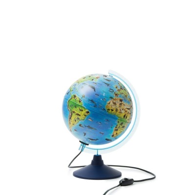 Глобус Зоо 250мм Детский Интерактивный с подсветкой INT12500306 Глобен