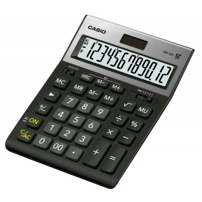 Калькулятор 12-разр. черн.GR-120 1086913 Casio