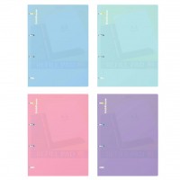 Тетрадь 80 листов А4 на кольцах клетка, пластиковая обложка Pastel 50165 ErichKrause Тетрадь 80 листов А4 на кольцах клетка, пластиковая обложка Pastel 50165 ErichKrause