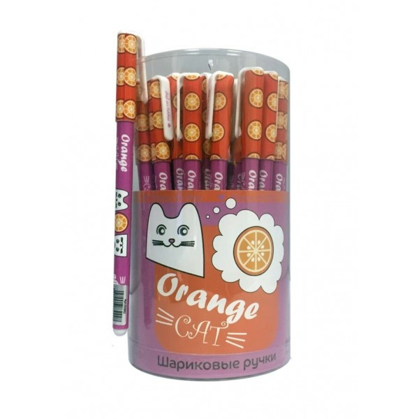 Ручка шариковая Happy Cat синяя 0,7мм 83992 Centrum 48/864