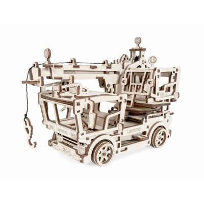Сборная модель деревянная Кран ЛТ-18С 116 деталей 0143 НФ-00000743 Lemmo