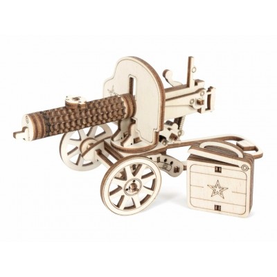 Сборная модель деревянная Пулемет ЛТ-М 50 деталей 0156 НФ-00000767 Lemmo