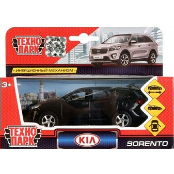 Технопарк Игрушка   Машина. KIA Sorento Prime/12 см,металл, инерц, откр.двери SB-17-75-KS-N(BL)-WB Китай