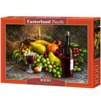 Castor Land Пазл 1000  Фрукты и вино С-104604 Польша
