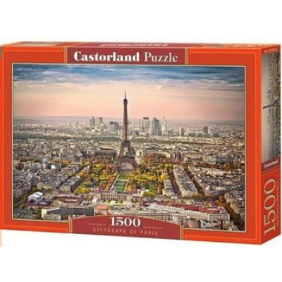 Castor Land Пазл 1500  Вид Парижа С-151837 Польша