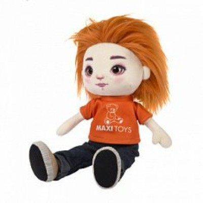 МаксиТойз Игрушка  MaxDolls Кукла Бориска в футболке и джинсах/35 см, мягкая MT-MRT121908-35 Китай