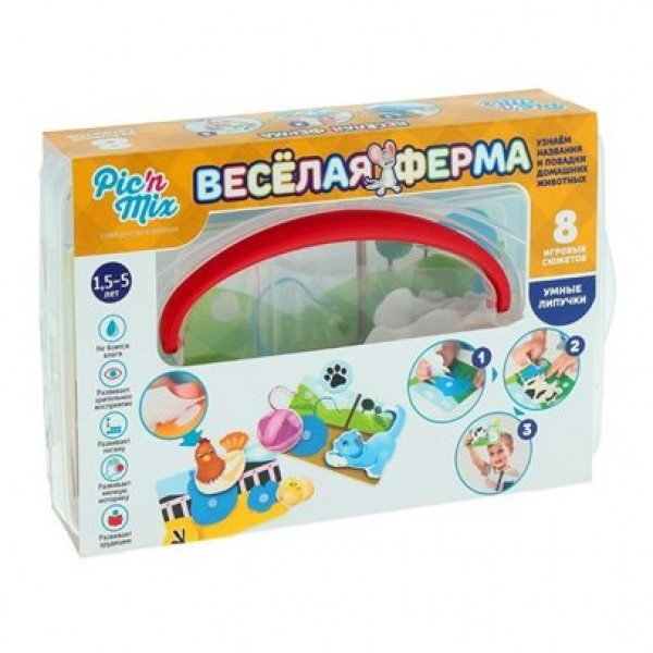 Пик`нМикс Игра  УмнЛипучки Веселая ферма/8 сюжетов 112007 Россия