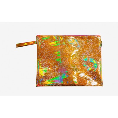 Папка для тетрадей А4 на молнии Gold Rose. Flowers хамел. с ручкой кожзам 3072000 deVente Папка для тетрадей А4 на молнии Gold Rose. Flowers хамел. с ручкой кожзам 3072000 deVente