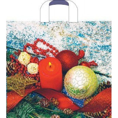 Артпласт/Пакет полиэтиленовый с петлевой ручкой. Новогодний. Композиция/380х340/ПТЛ41939/ Артпласт/Пакет полиэтиленовый с петлевой ручкой. Новогодний. Композиция/380х340/ПТЛ41939/