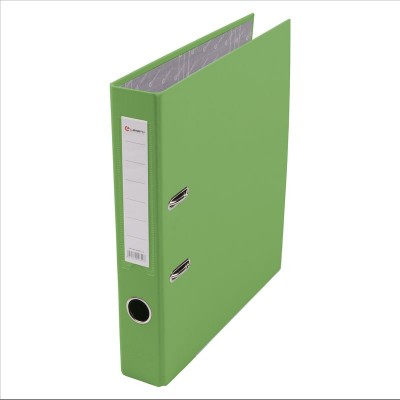 Папка регистратор 50мм А4 РР светло-зеленая, металлическая окантовка, карман LAMARK601 AF0601-LG1 Lamark