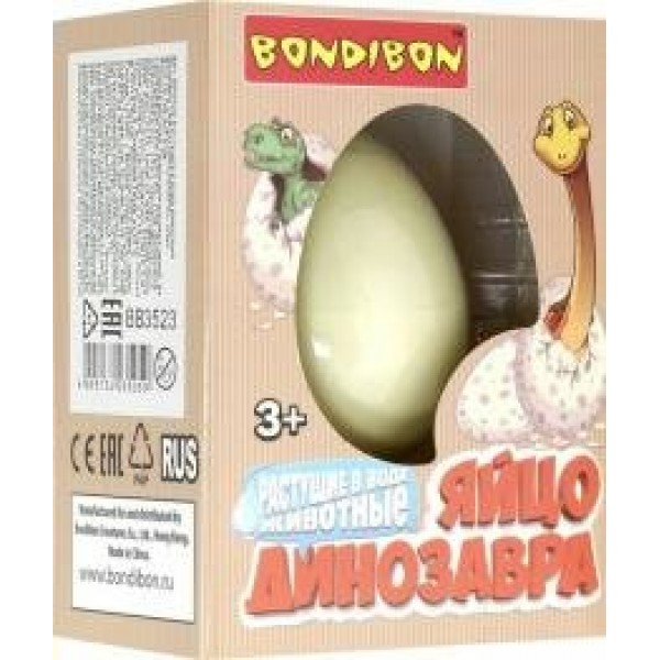 BONDIBON Игрушка   Яйцо с динозавром, растущим в воде/малое ВВ3523 Китай