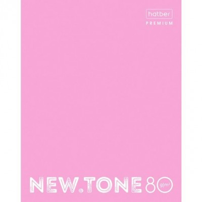 Тетрадь 80 листов А5 кл. Premium NEWtone Pastel Пион глянц. лам. 80г/м2 80Т5лА1_05018 Хатбер  065627