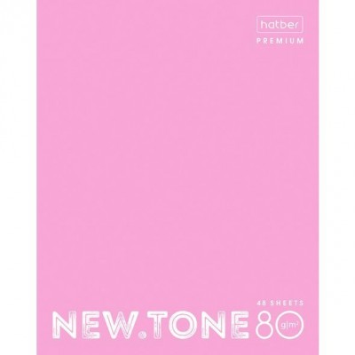 Тетрадь 48 листов А5 кл. Premium NEWtone Pastel Пион глянц. лам. 80г/м2 48Т5лА1_05018 Хатбер 5/80 065607