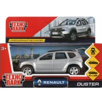 Технопарк Игрушка   Машина. Renault Duster серебристый/12 см, метал., откр. двери, инерц DUSTER-SL Китай