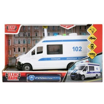Технопарк Игрушка Машина. Газель Next Полиция/22,5 см, свет, звук, откр. двери, инерц NEXTVAN-22PLPOL-WH Китай Технопарк Игрушка Машина. Газель Next Полиция/22,5 см, свет, звук, откр. двери, инерц NEXTVAN-22PLPOL-WH Китай