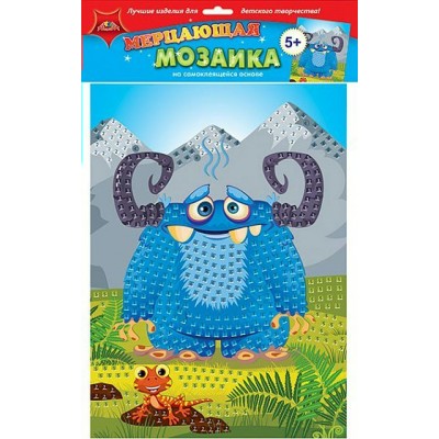 Мозаика мягкая самокл. мерц. А3 Монстрик С1573-66 КТС Мозаика мягкая самокл. мерц. А3 Монстрик С1573-66 КТС