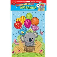 Мозаика мягкая самоклеящаяся мерцающая А3 Коала С1573-70 КТС