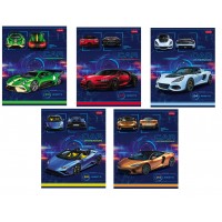 Тетрадь 24 листа А5 линия Car Design 60-65г/м2 24Т5В2 Хатбер 10/100 067736