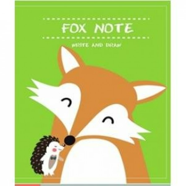 Блокнот 56 листов А6 клетка Fox Note обложка с гелевым наполнителем, глиттер 90545 Centrum 15/30