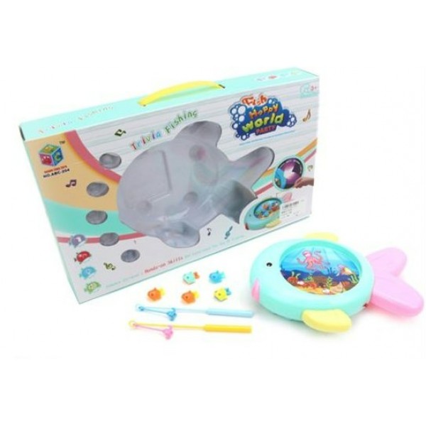 НашаИгрушка Игрушка   Рыбылка. Fish happy world party/свет, звук ABC-204 Китай