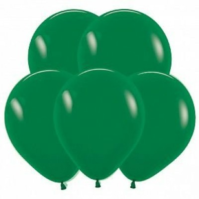 Браво/Набор шаров латекс. Пастель темно-зеленый/М12