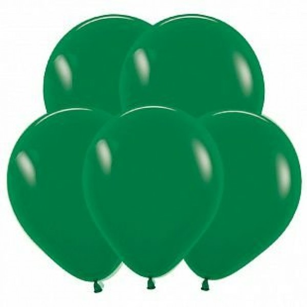 Браво/Набор шаров латекс. Пастель темно-зеленый/М12