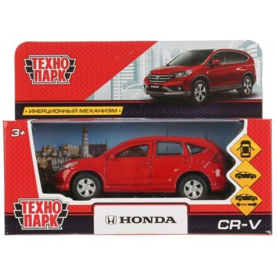 Технопарк Игрушка   Машина. Honda CR-V красная/12см, металл, откр.двери, инерц CR-V-RD Китай