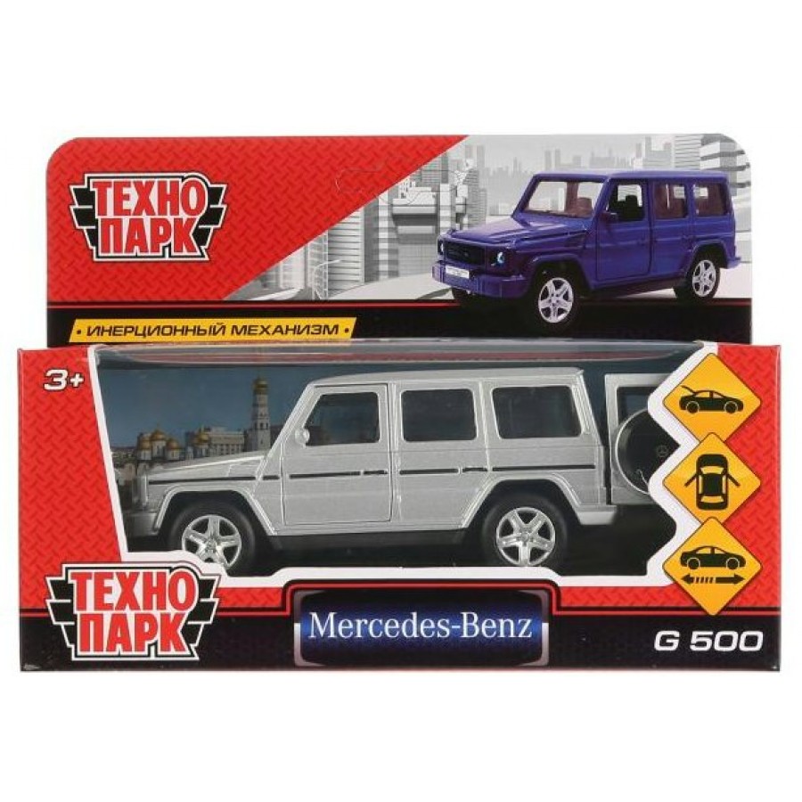 Технопарк Игрушка Машина. Mercedes - Benz G-500/12 см, металл, инерц.,  отк.двери G-СLASS-SL Китай купить оптом в Екатеринбурге от 524 руб. Люмна