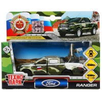 Технопарк Игрушка   Машина. Ford ranger/12 см, металл,  инерционная, + солдатик 4,5 см SB-18-09-FR-M+FG-WB Китай